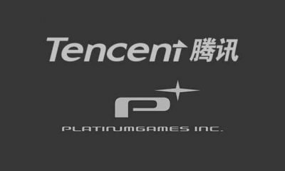 PlatinumGames og Tencent-logoen